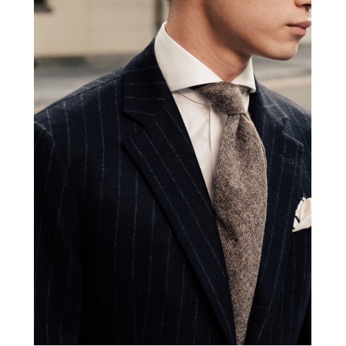 Classic Chalk Stripe in Navy by Clarance Wong x Kirin Tailors